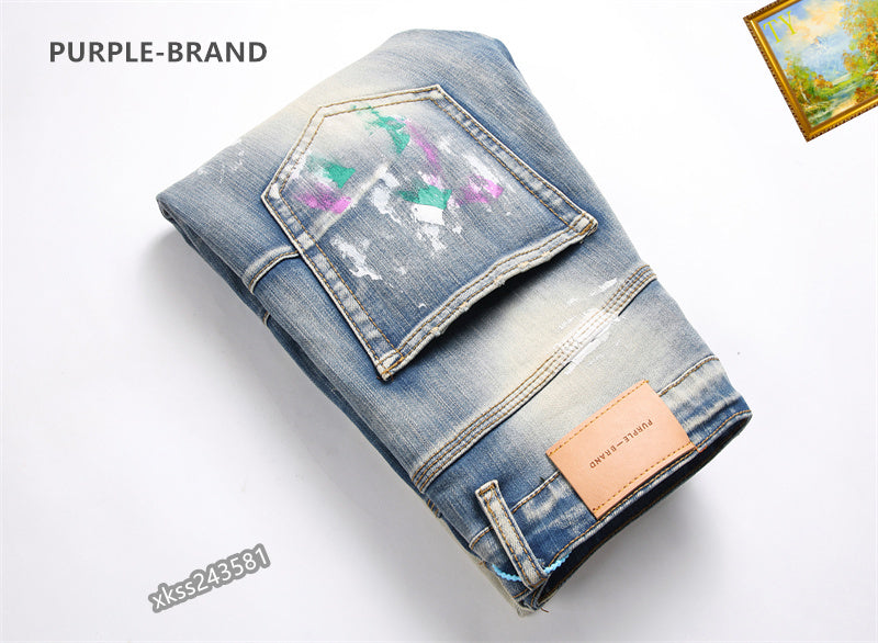 PURPLE DENIM JEEN