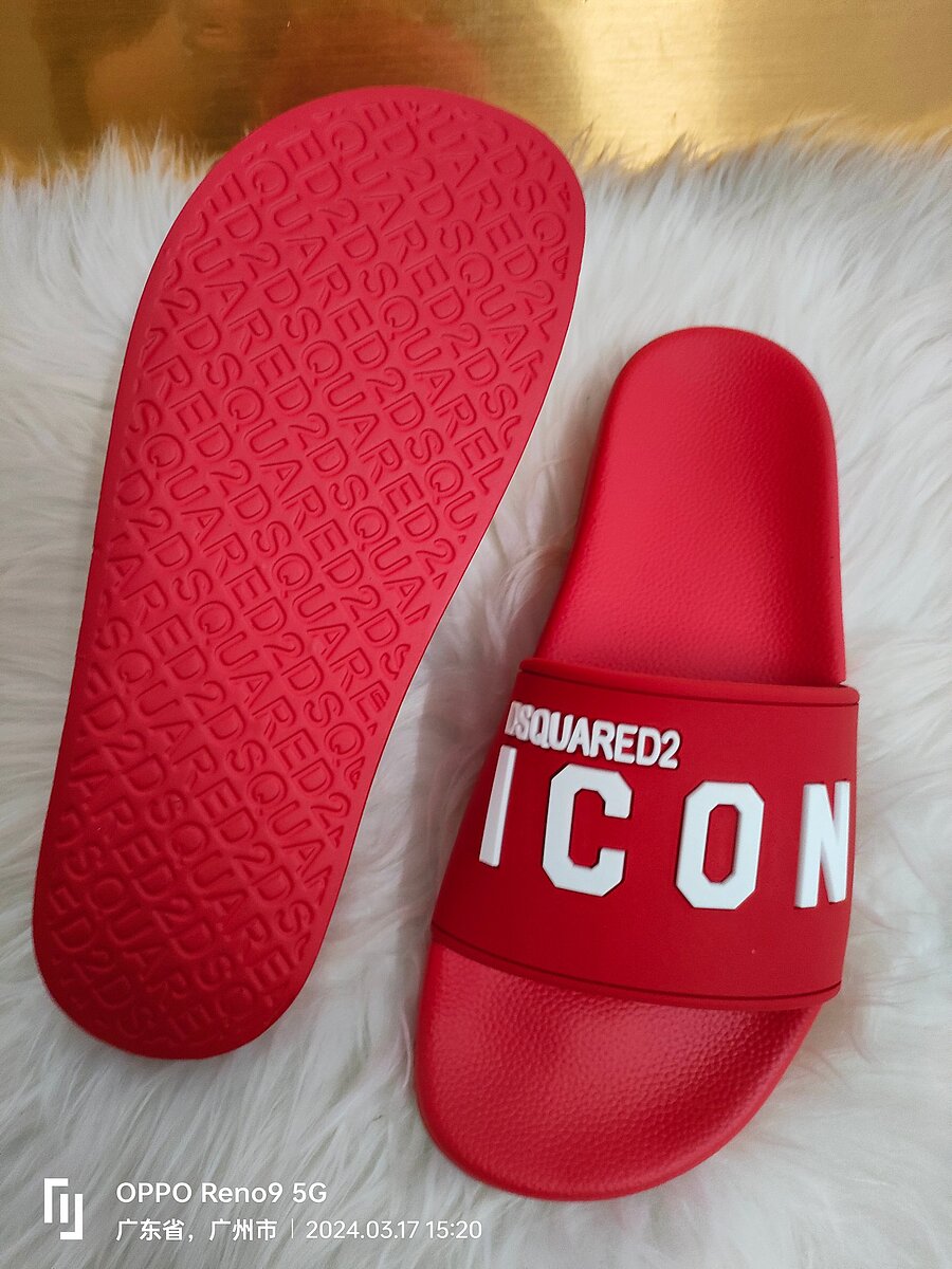 DSQUARE   SLIPPERS