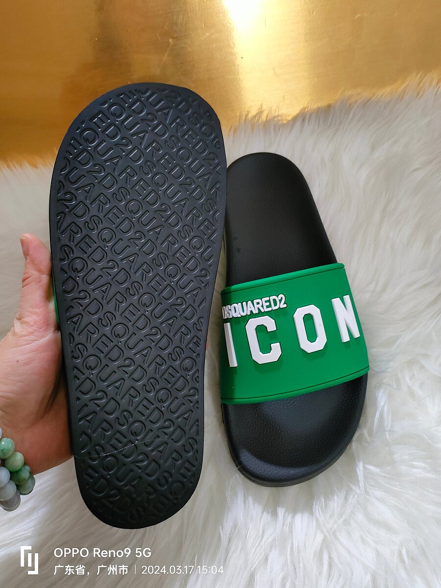 DSQUARE   SLIPPERS