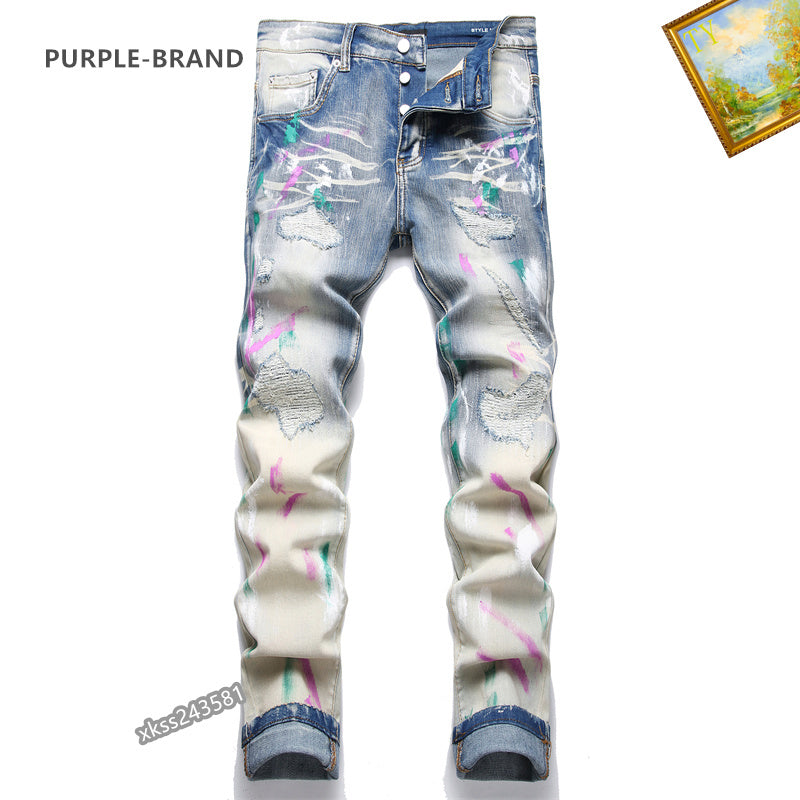 PURPLE DENIM JEEN